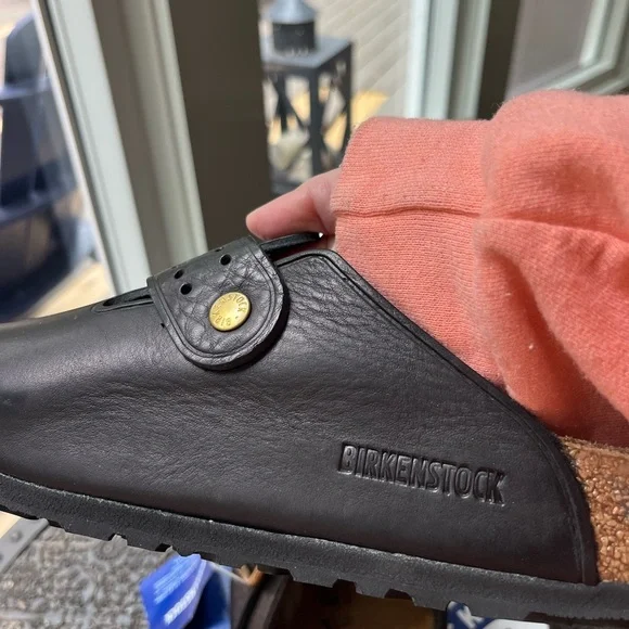 BIRKENSTOCK BOSTON BOLD GAP CLOGS IN BLACK 46 13 - Picture 11 of 12